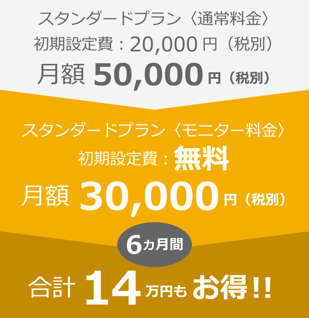 WEBコンサルティングモニター費用